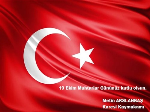 19 Ekim Muhtarlar Gününüz Kutlu Olsun